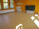 Neuer Fußboden im Klassenraum